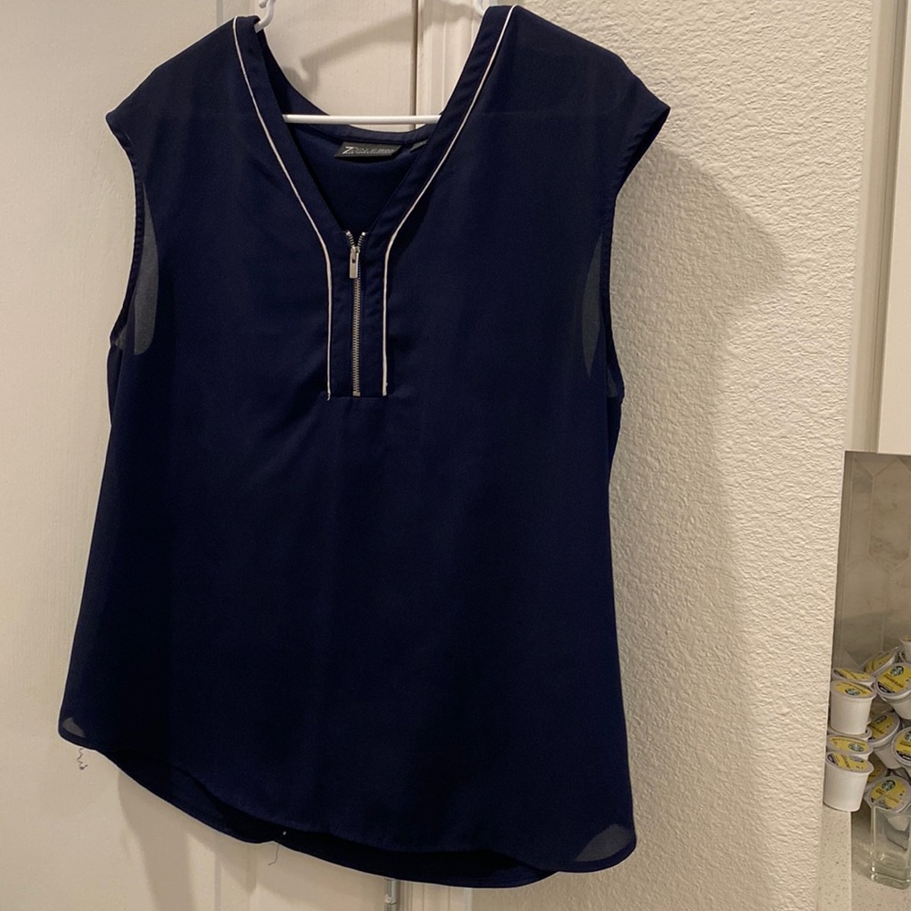 Navy Blouse